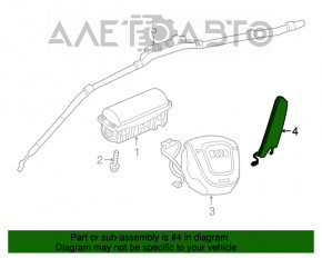 Подушка безопасности airbag сидение передняя левая Audi Q3 8U 15-18