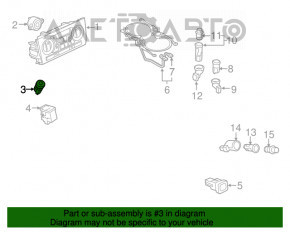 Кнопка start-stop Audi Q3 8U 15-18