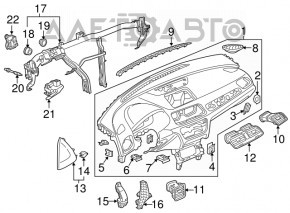 Труба подторпедная усиление Audi Q3 8U 15-18