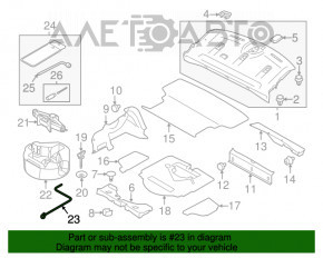 Ручка домкрата Subaru Impreza 4d 17- GK
