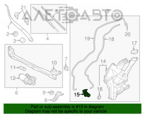 Мотор омивача Kia Soul 14-19