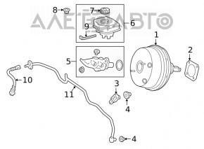 Бачок ГТЦ Mercedes W167 GLE 350 450 20-22 з кришкою