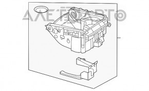Бокс кишеня центральної консолі з підсклянниками Mercedes W167 GLE 350450 20-23
