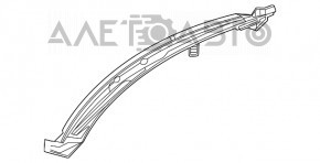 Грати двірників пластик центральна Mercedes W167 GLE 350 450 20-23 надламана