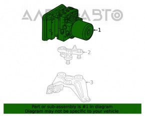 ABS АБС Mercedes W167 GLE 450 20-23