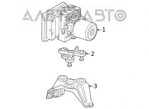 ABS АБС Mercedes W167 GLE 450 20-23