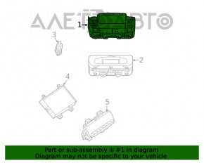 Управление мультимедиа Mercedes W167 GLE 350 450 20-23 хром