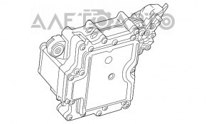 Блок управления электродвигателем АКПП Mercedes W167 GLE 450 20-23 3.0h