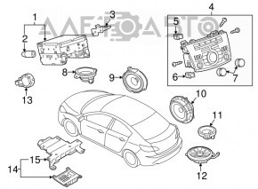 Підсилювач Mazda3 MPS 09-13