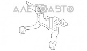 Планка замка капота Mazda 3 14-18 BM новий OEM оригінал