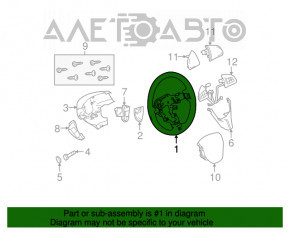 Руль голый Mazda3 MPS 09-13