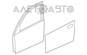 Дверь голая передняя правая Mazda3 MPS 09-13