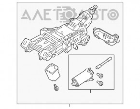 Рульова колонка Ford Flex 13-19 електро