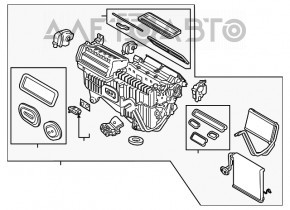 Печка в сборе Ford Fusion mk5 13-20 manual