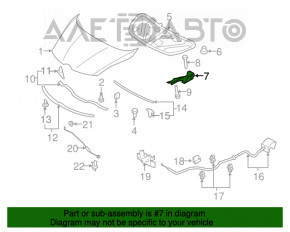 Петля капота левая Mazda CX-7 06-09