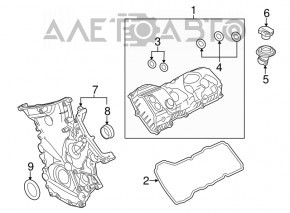 Крышка маслозаливной горловины Ford Explorer 20- 2.3T, 3.0