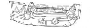 Заглушка ПТФ передняя правая Dodge Charger 15-20 рест новый неоригинал