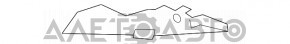 Кріплення заднього бампера внутрішнє праве Ford Escape MK4 20- новий неоригінал