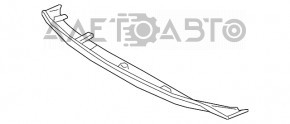 Бампер задній голий Hyundai Elantra AD 17-18 дорест із губою новий неоригінал