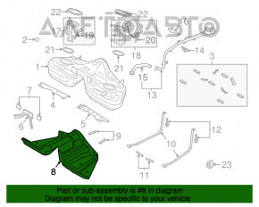 Захист бензобака Ford Mustang mk6 15-17