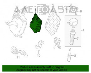 Блок ECU компьютер двигателя Lincoln MKC 15-