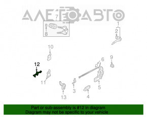 Ограничитель двери передней левой Mazda6 03-08