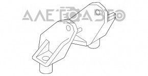 Подушка двигателя левая Mazda6 03-08 2.3