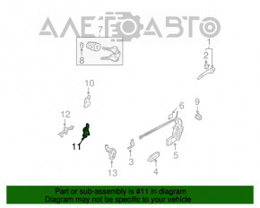 Петля двери нижняя передняя правая Mazda6 03-08