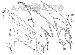 Компьютер двери передней правой Ford Fusion mk5 13-20