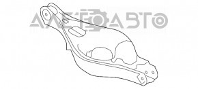 Рычаг поперечный под пружину задний правый Mazda6 09-13