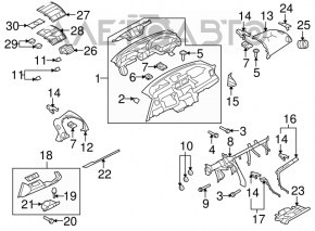 Труба подторпедная усиление Mazda6 09-13