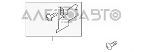 Дефлектор радиатора верхний правый Ford Escape MK3 17-19