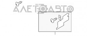 Дефлектор радиатора верхний левый Ford Escape MK3 17-19