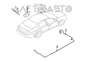 Антенна шток Ford Fiesta 11-19 новый OEM оригинал