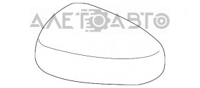 Накладка правого зеркала Nissan Murano z51 09-14