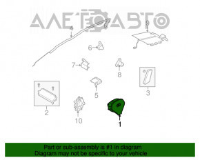 Подушка безпеки airbag в кермо водійська Infiniti G25 G35 G37 4d 06-14 черн