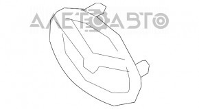 Эмблема решетки радиатора Mazda CX-9 16- новый неоригинал
