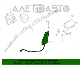 Подушка безпеки airbag сидіння прав Mazda CX-5 13-16