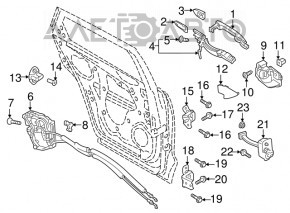 Петля двери верхняя задняя левая Mazda CX-5 13-16