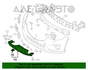 Захист переднього бампера Mazda CX-5 13-16