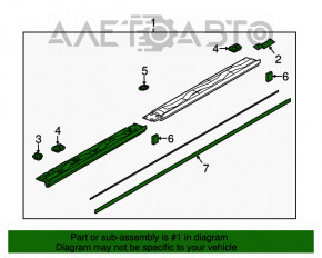 Порог правый Mazda CX-5 13-16