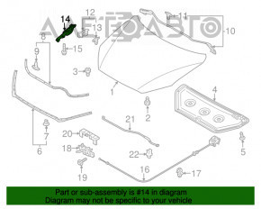 Петля капота правая Mazda CX-5 13-16