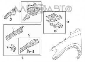 Четверть передняя левая Mazda CX-5 13-16