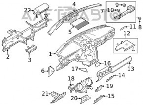 Труба подторпедная усиление Ford Mustang mk6 15-