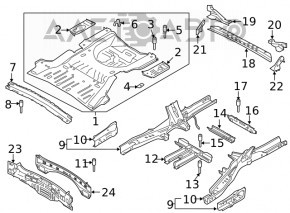 Корито багажника Ford Explorer 20-