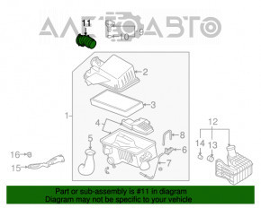 Воздуховод Mazda6 03-08 2.3