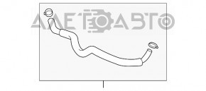 Патрубок охлаждения верхний Mazda3 MPS 09-13