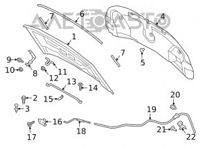 Крюк капота Ford Explorer 20-