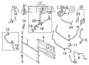 Радіатор охолодження вода Mazda3 MPS 09-13 POLCAR