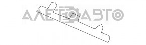 Кріплення переднього бампера праве Ford Escape MK4 20- злам кріп